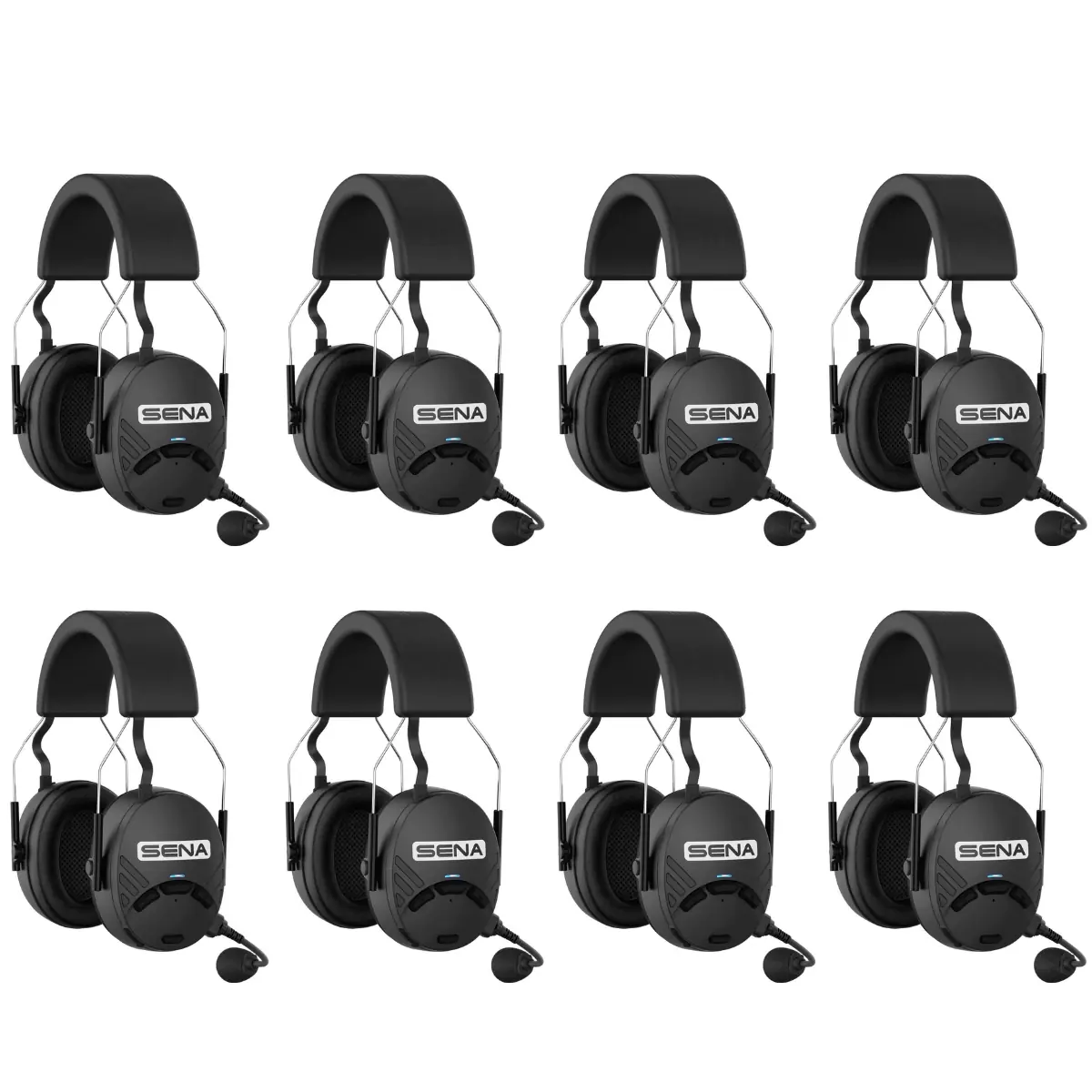 Pack van 8 Sena Tufftalk M - Geluidswerende intercomheadset op Mesh-netwerk