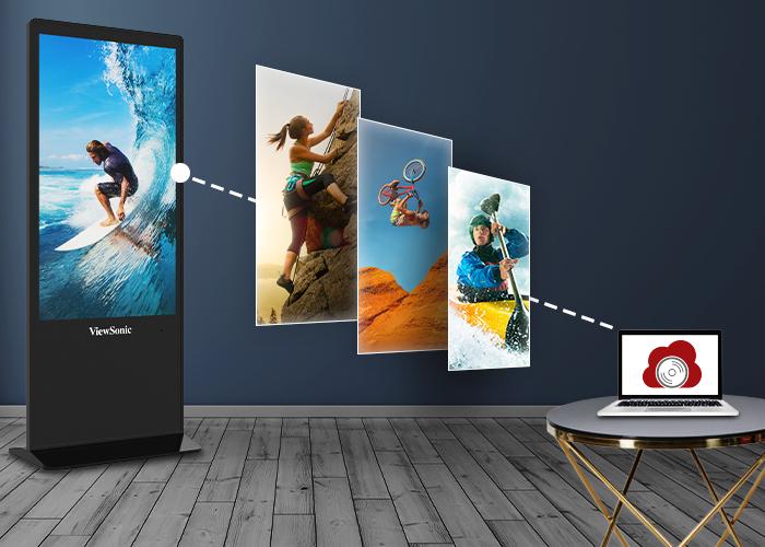 EP5542 dynamisch display totem