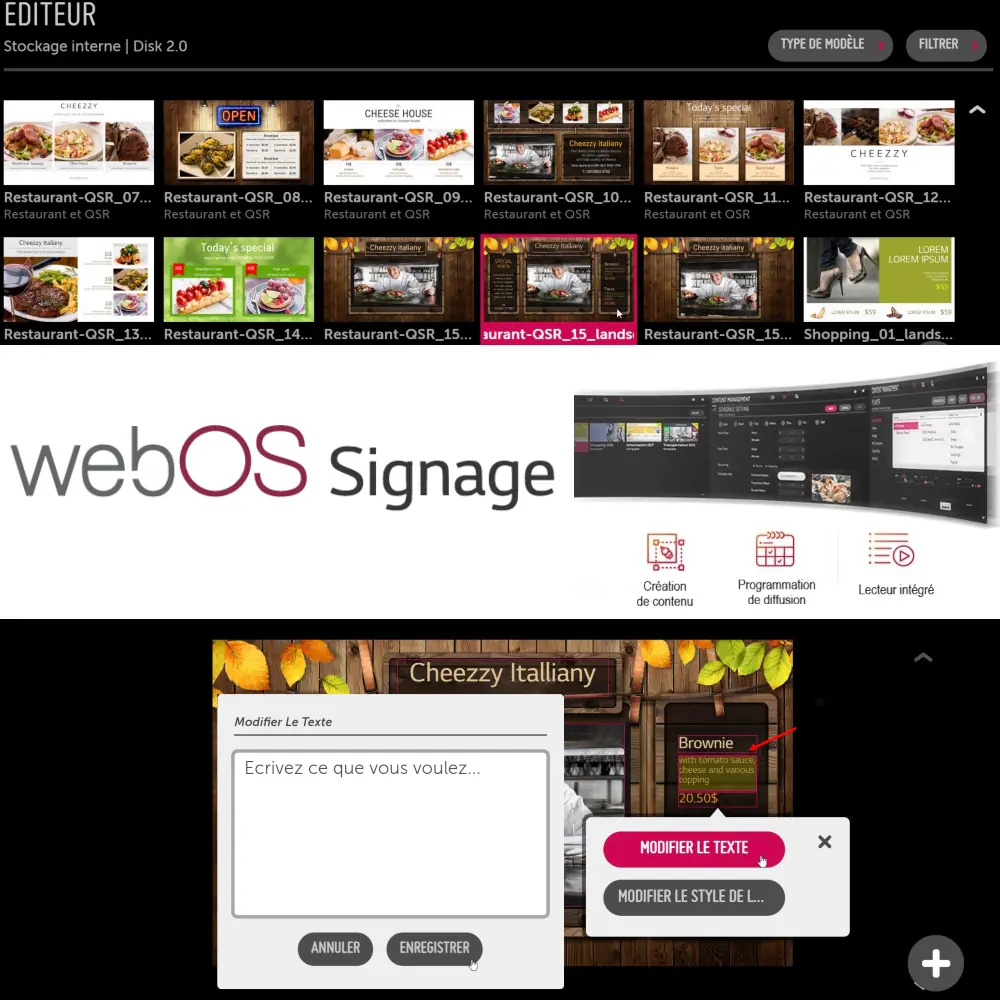 LG WebOS-signalisatie