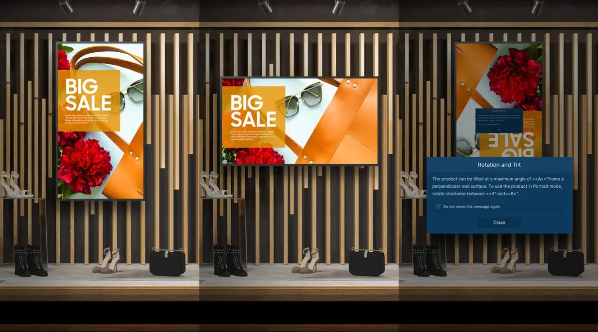 SmartSignage samsung QH55B