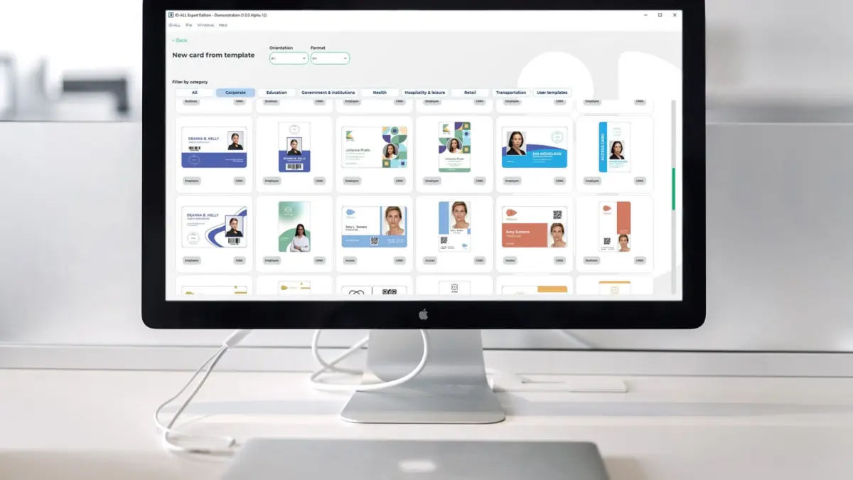 ID-ALL Standard software personalisatie kaarten