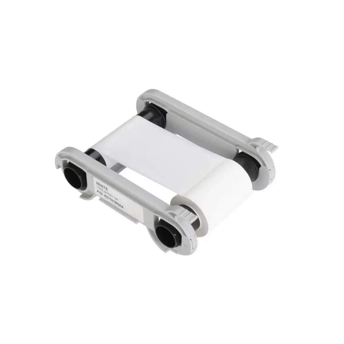 Edikio verbruiksartikelen - zwarte PVC kaarten en wit monochroom lint