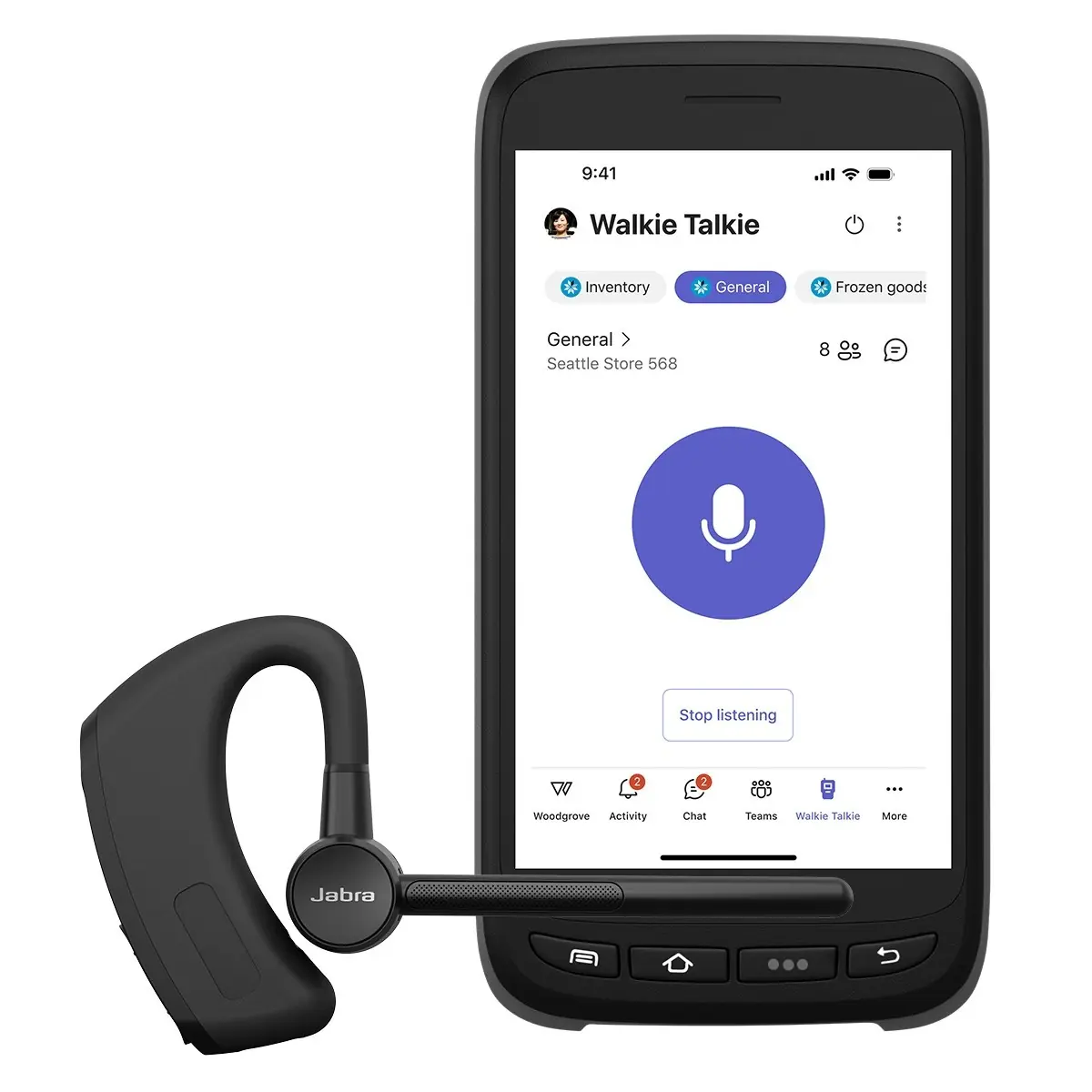 Jabra Perform 45 bluetooth oortelefoon