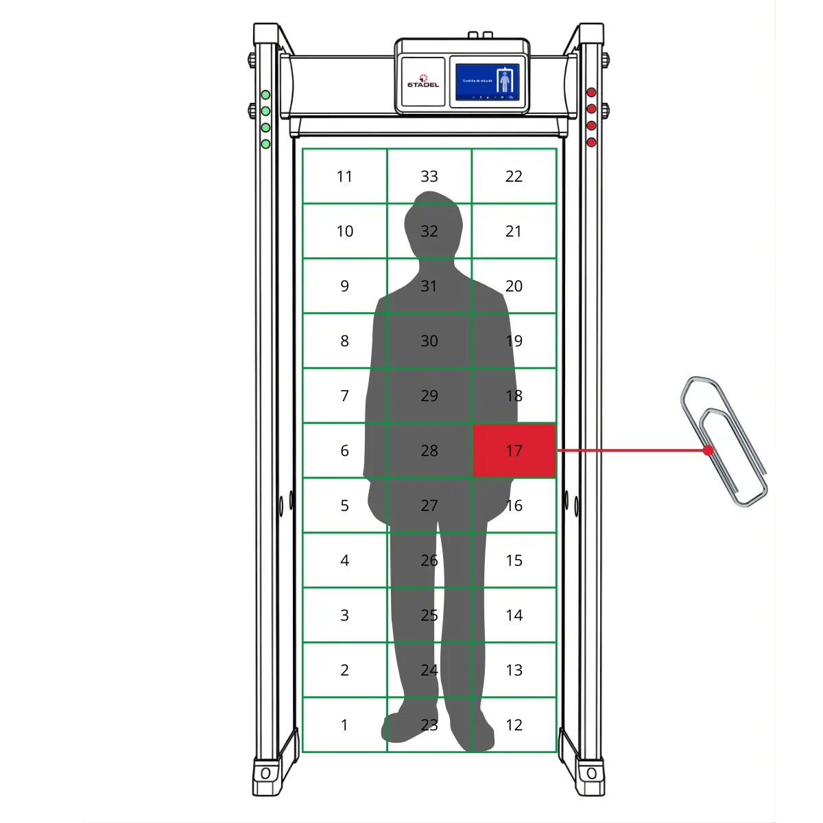 6tadel ps 860 professionele metaaldetector met hoge gevoeligheid