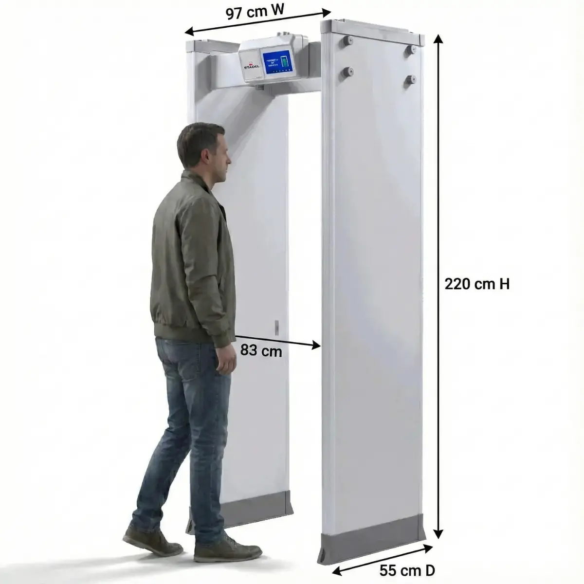 6TADEL PS-860 2,20m Detectieportaal