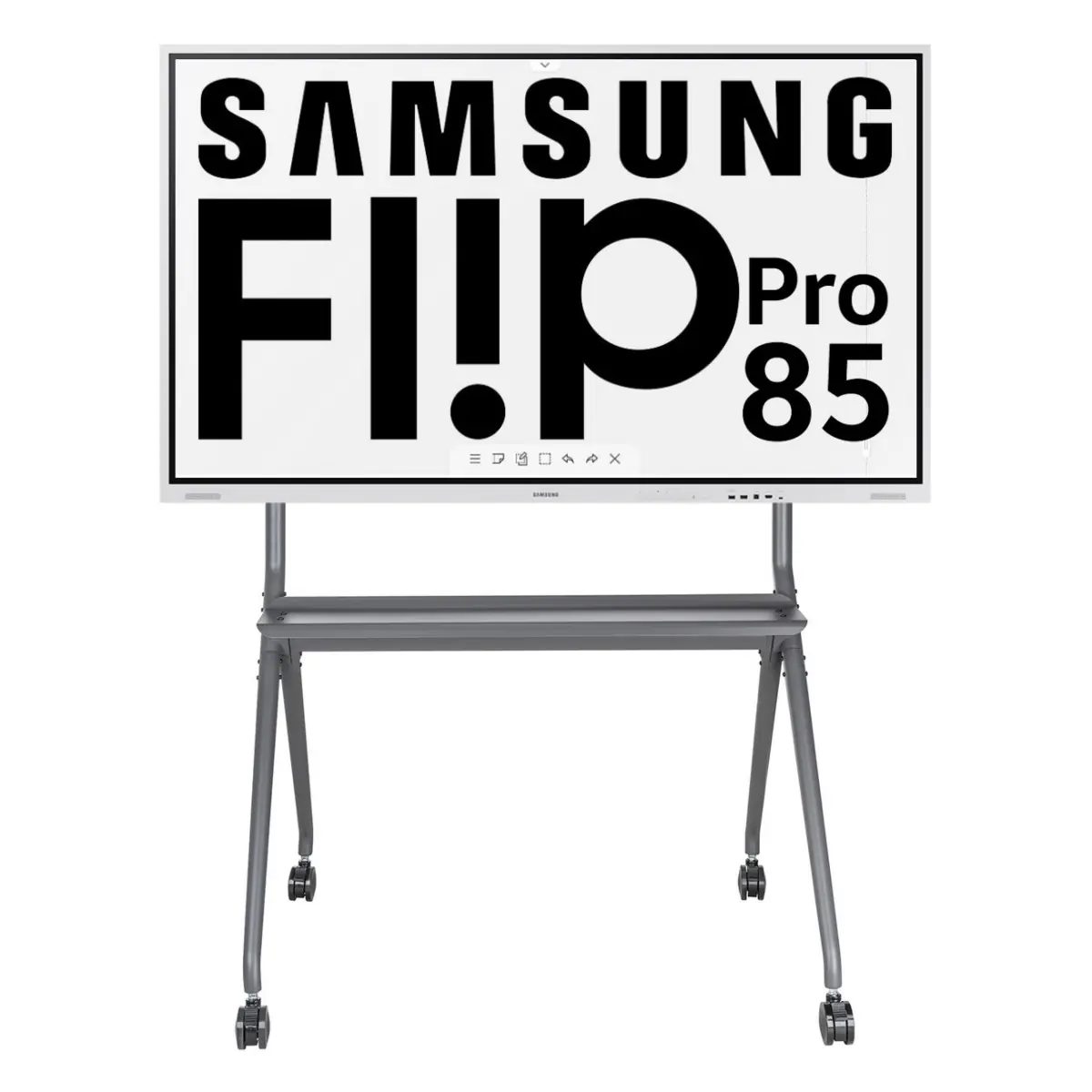 Samsung Flip Pro 85 inch + Rolstandaard