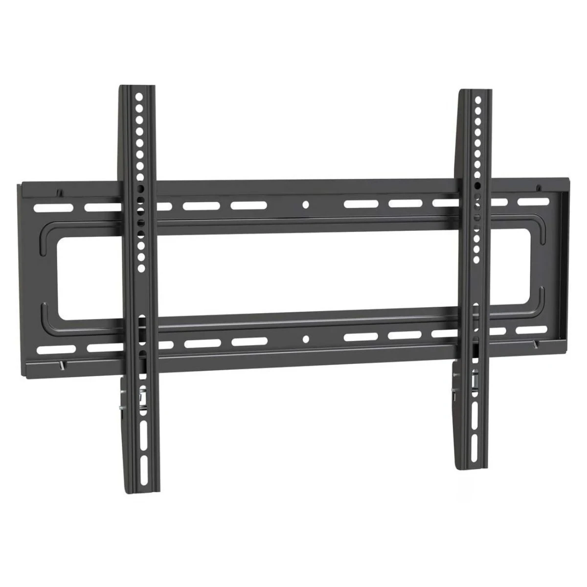 Muurbeugel voor het monteren van een scherm in een winkelraam. Support mural pour écran vitrine