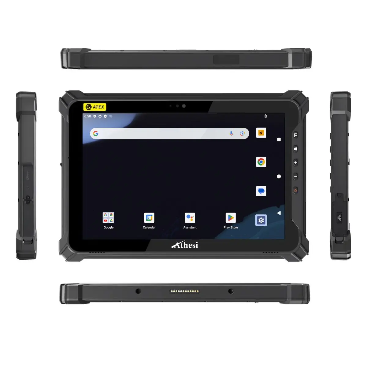 Versterkte tablet Athesi E10T AT – achteraanzicht