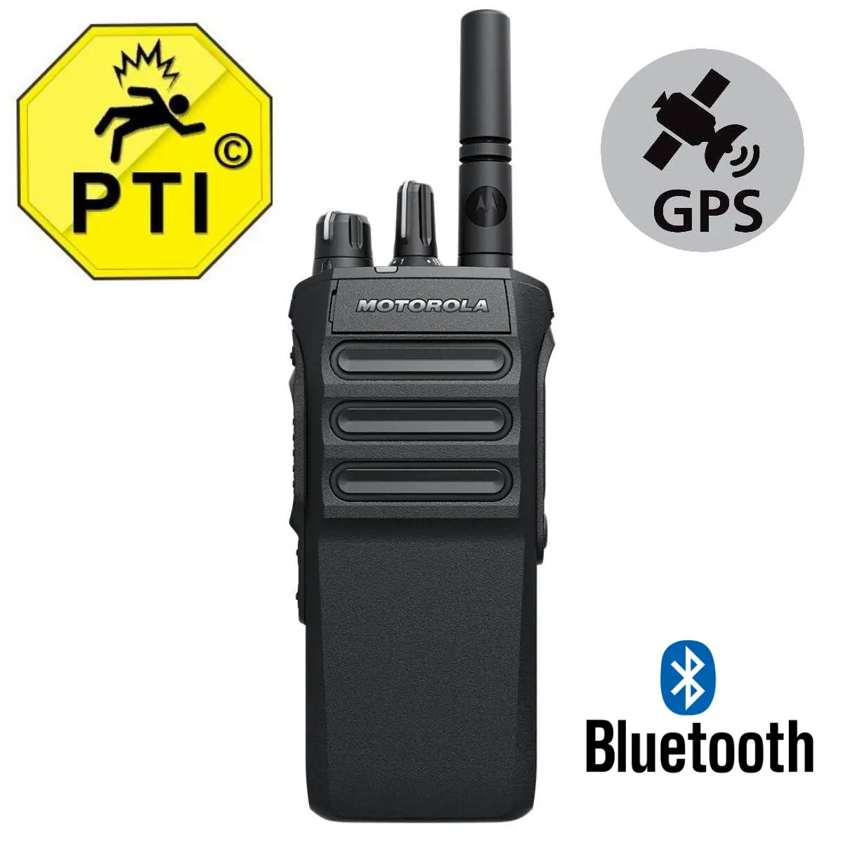 Motorola MOTOTRBO R7 PREMIUM - portofoon vergunningsplichtig digitaal, frequenties UHF - BIW BLUETOOTH GPS