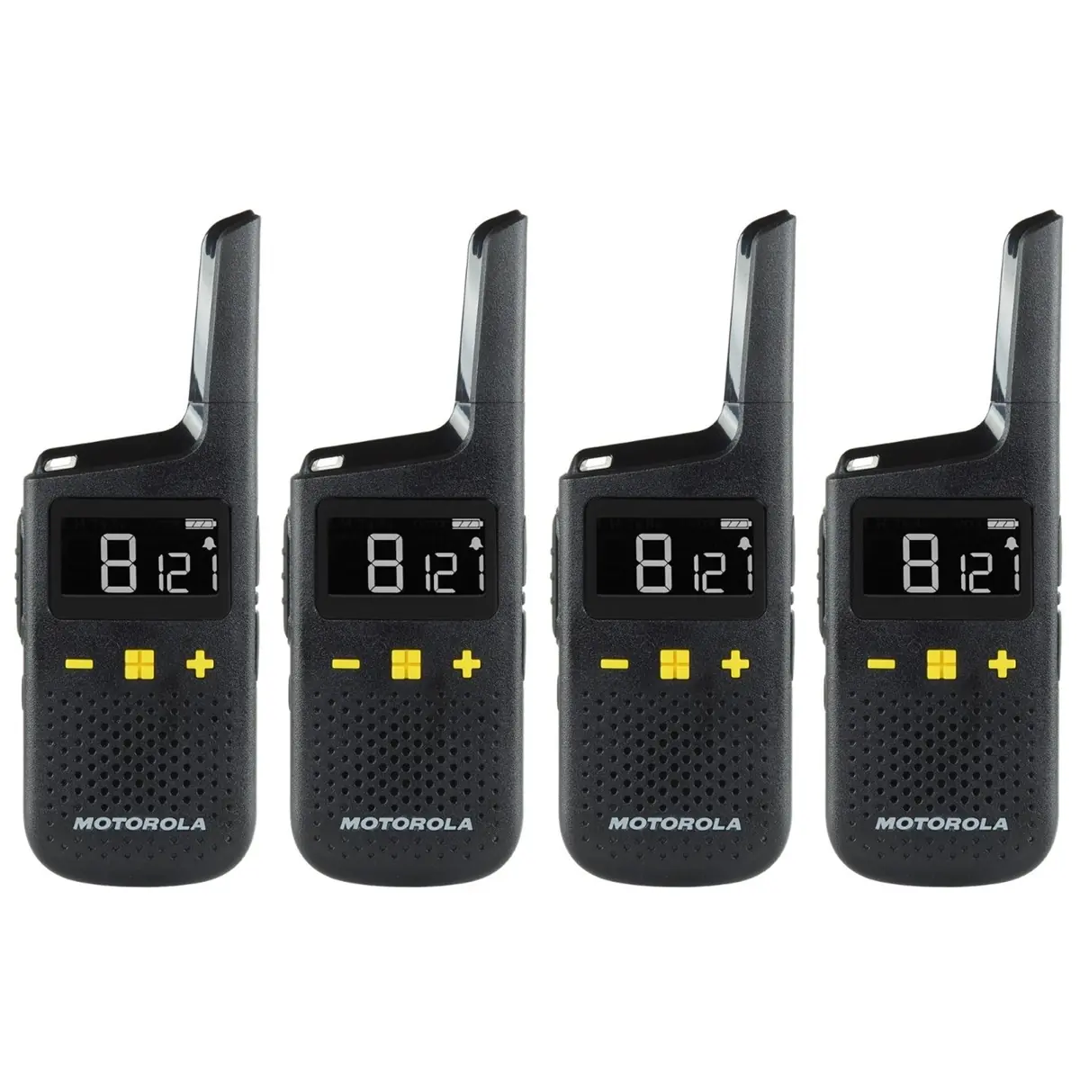 Set van 4 Motorola XT185 + oordopjes - Portofoons-walkies zonder licentie -D3P01611BDLMAW