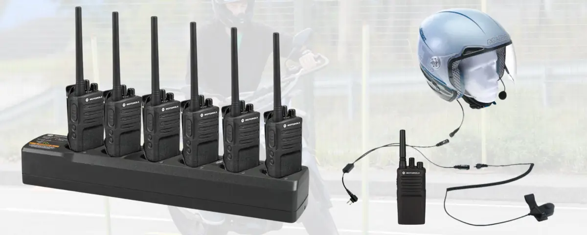 Motorola XT420 intercom kit zonder licentie met helmaccessoires