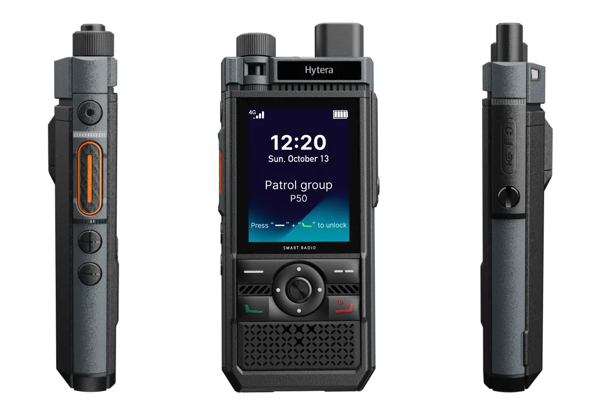 POC Hytera P 50, 180-gradenweergave