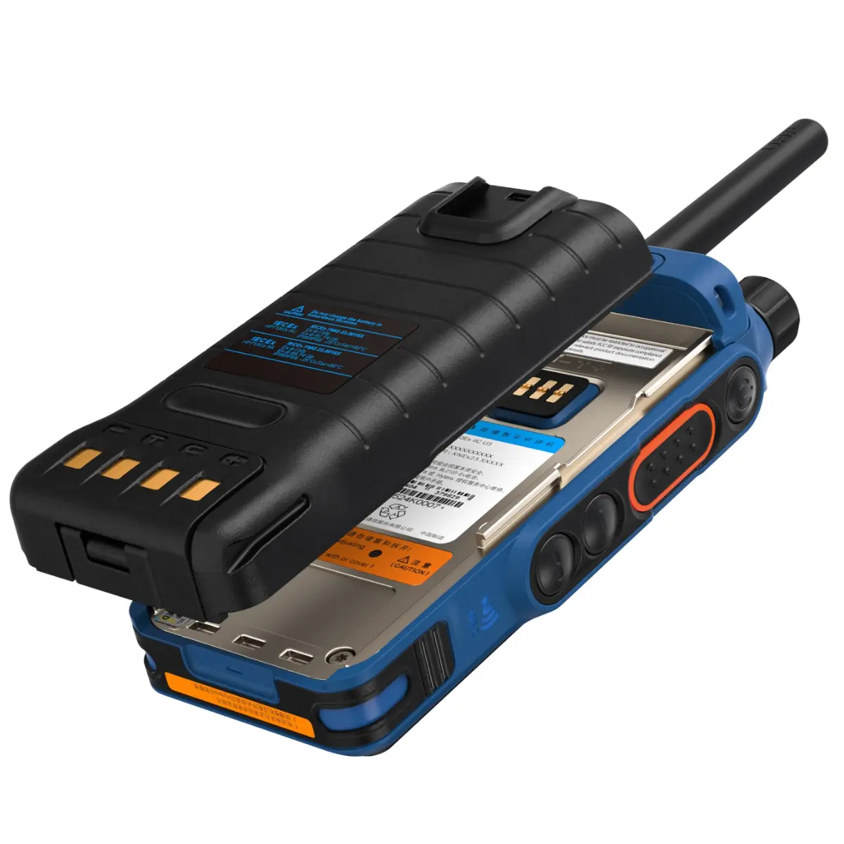 Draagbaar UHF 2W Licentie Hytera HP715Ex IIC Lange afstand