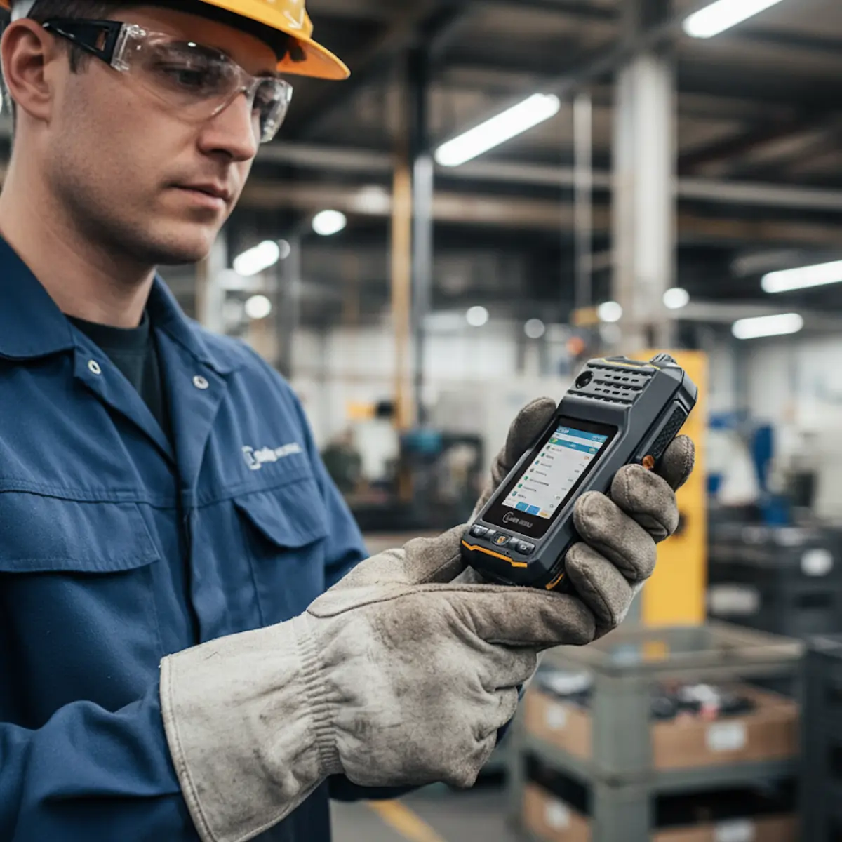 Gebruik door werknemers van de POC ATEX isafe mobiele radio IS440.2
