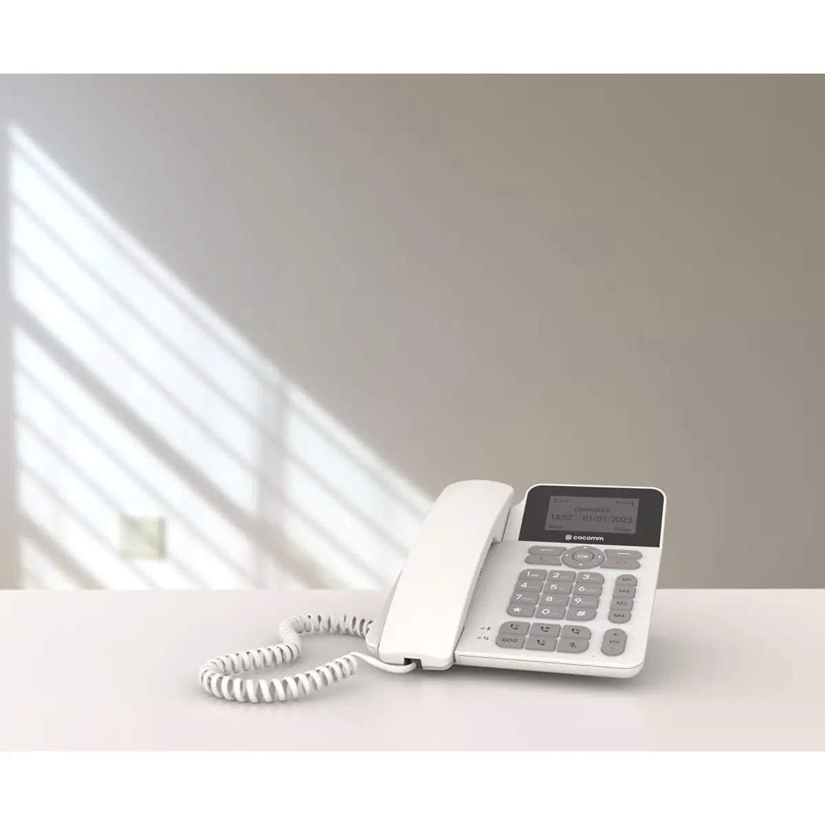 Cocomm F360 draadloze vaste telefoon met SIM-kaart