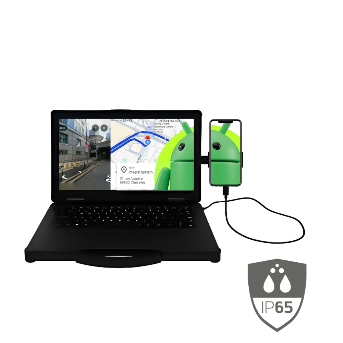 Fieldbook LD140 - MIL-STD-810H en IP65 lapdock