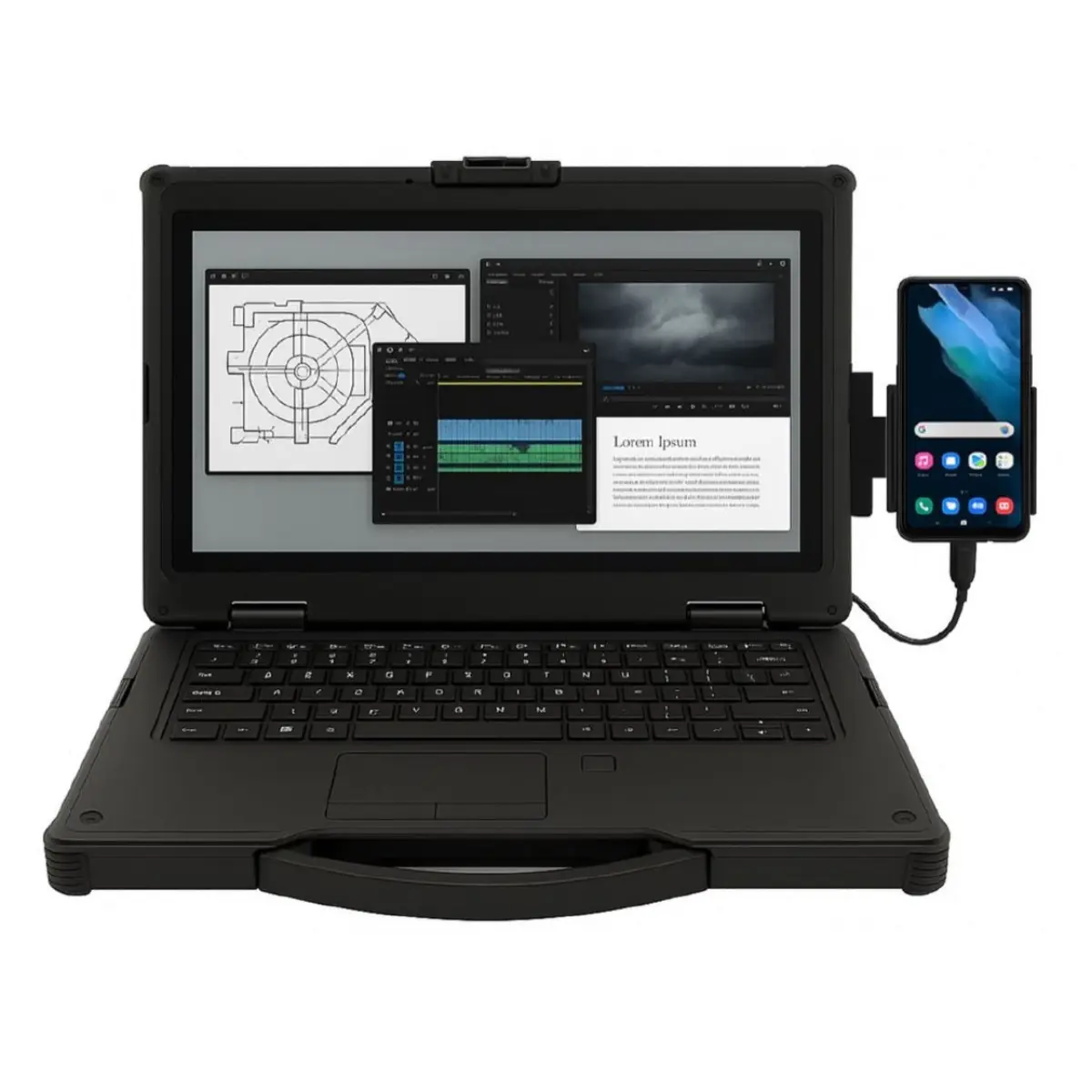 Fieldbook LD140 - lapdock voor desktopmodus