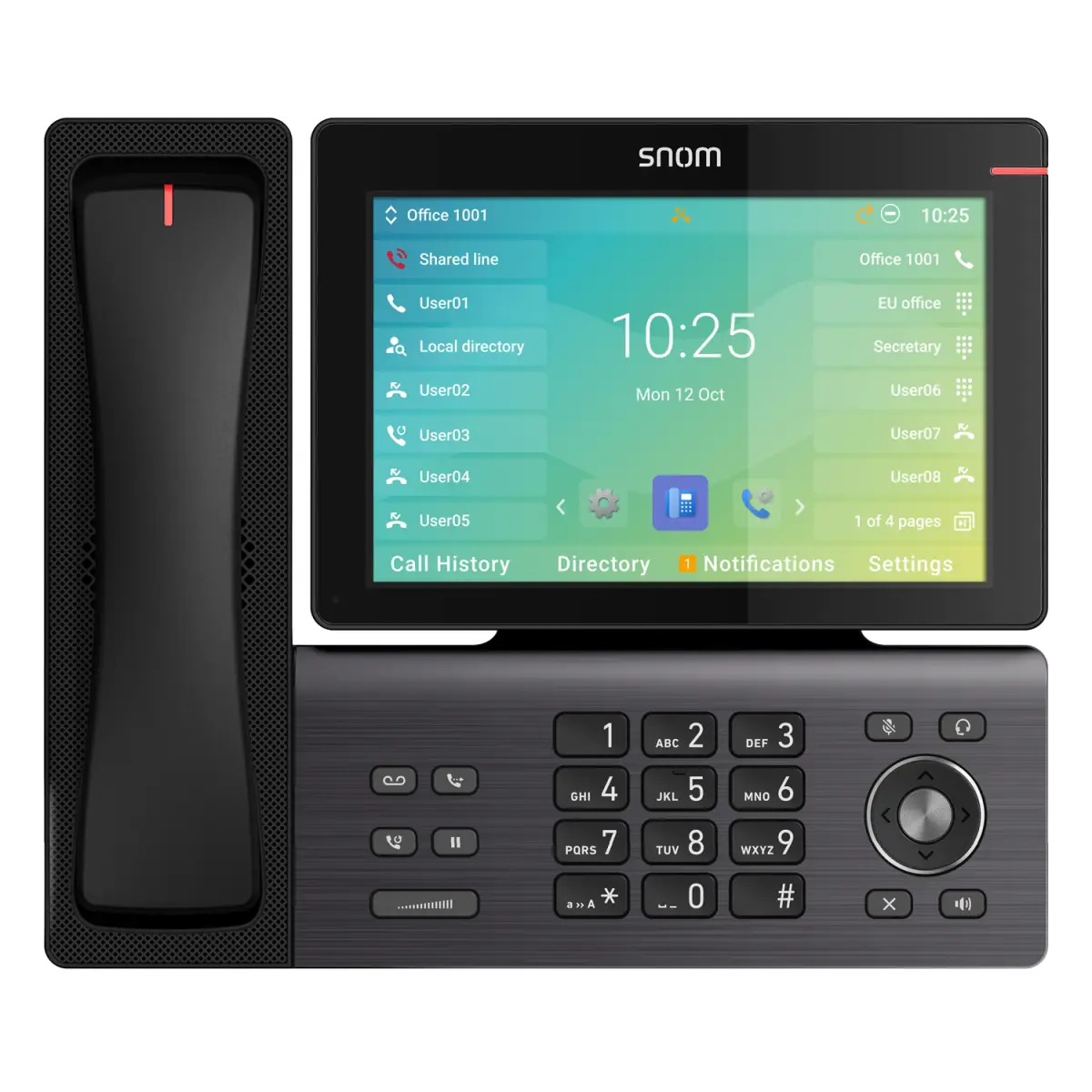 Snom D895M bureautelefoon met geïntegreerde DECT-handset