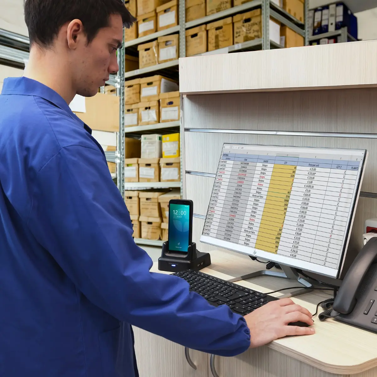 Datalogic Memor 12 Draadloos opladen