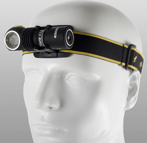 Hoofdlamp voor helm Armytek Tiara C1 Pro XL