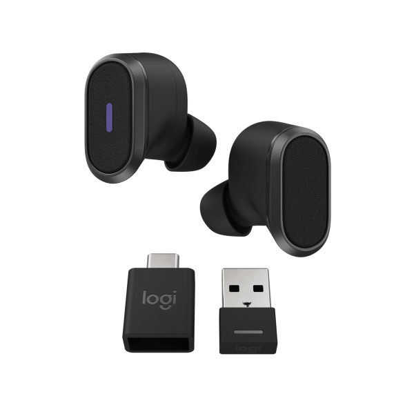Draadloze Logitech Zone True Wireless oordopjes