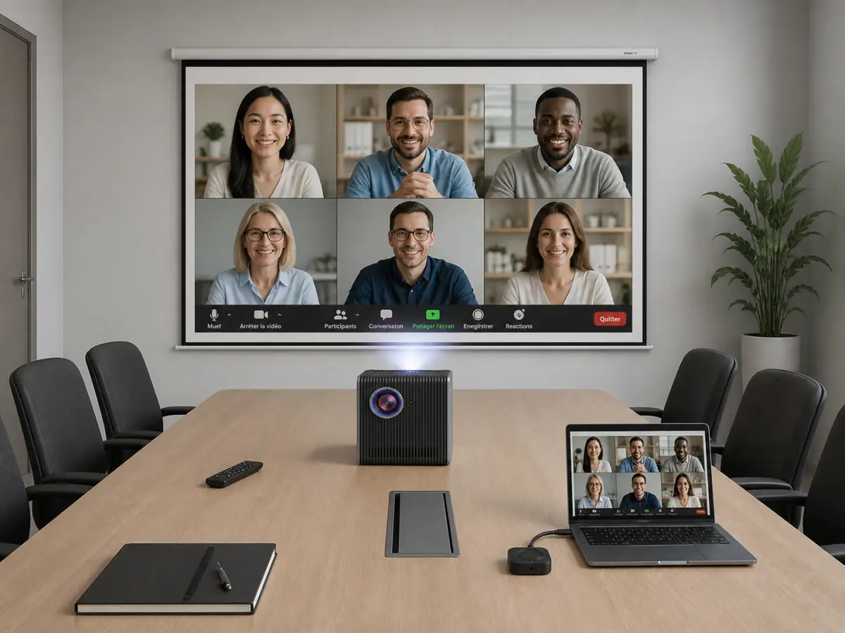 Kit videoconferentie alles-in-één beamer en Oray scherm